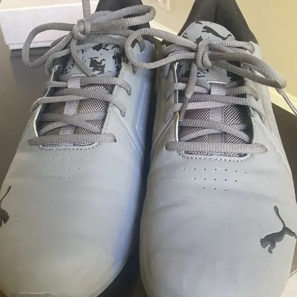 GUC Grey / black puma size 11. Some scuffing on both inside - Picture 2 of 5